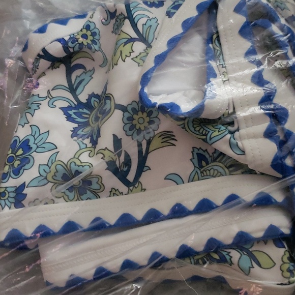 Print High Waisted Tummy Control Bikini Set - Picture 9 of 9